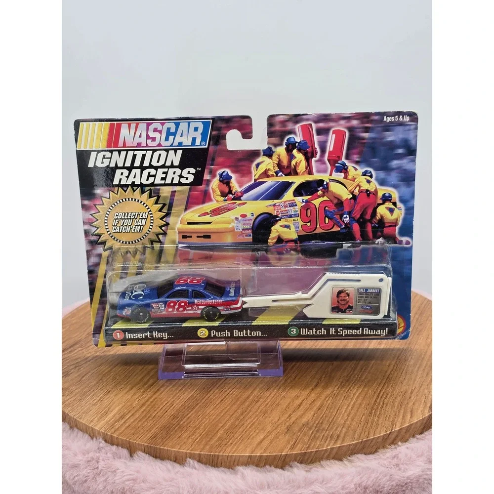 NASCAR Ignition Racers Dale Jarrett 88 Ford Quality Care Toy Biz 1997 New 1997